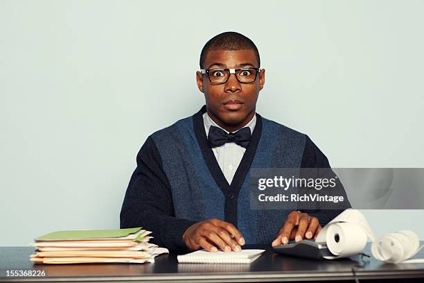 nerdy accountant - nerd stock pictures, royalty-free photos & images