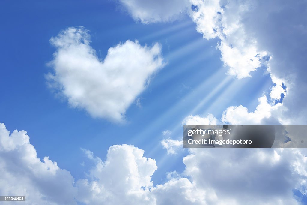 Heart in sky