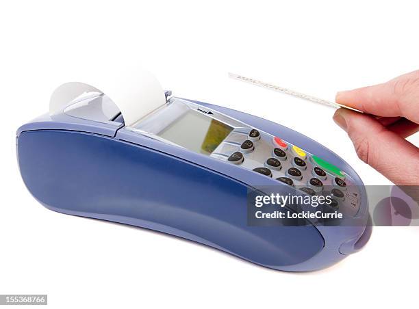 credit card reader - paid absence stock pictures, royalty-free photos & images