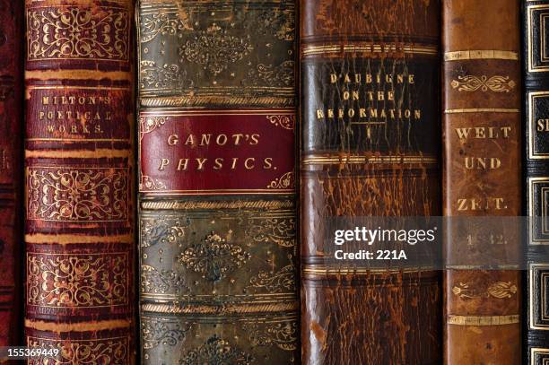 old books - old book cover stock pictures, royalty-free photos & images