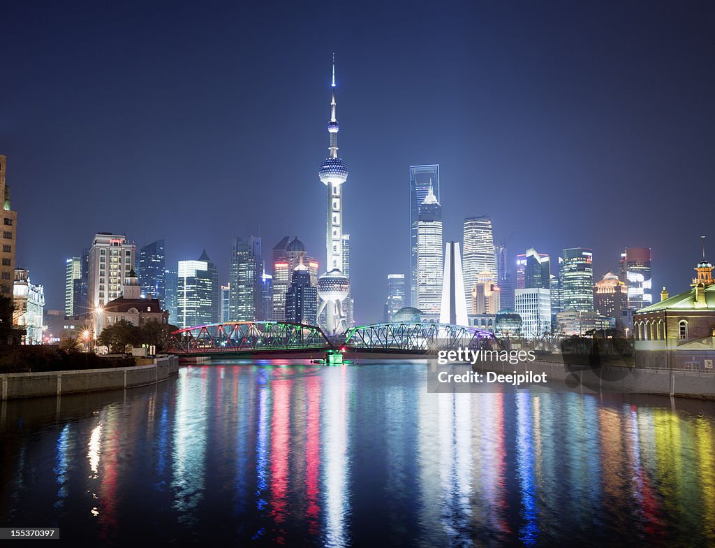 Shanghai City Skyline in China