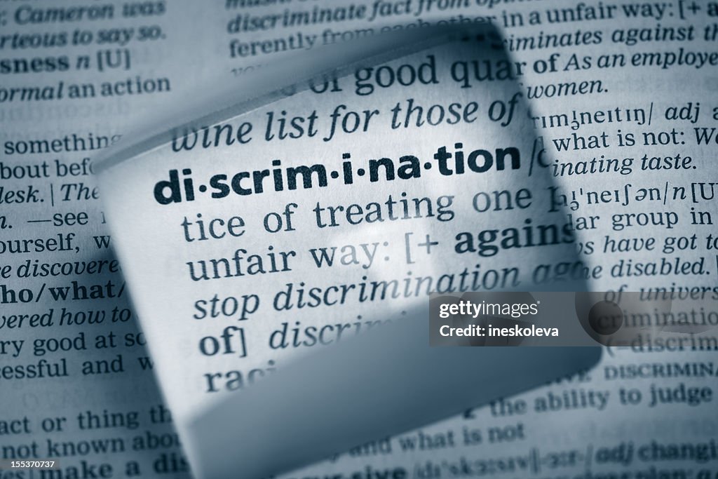 Definition "discrimination"