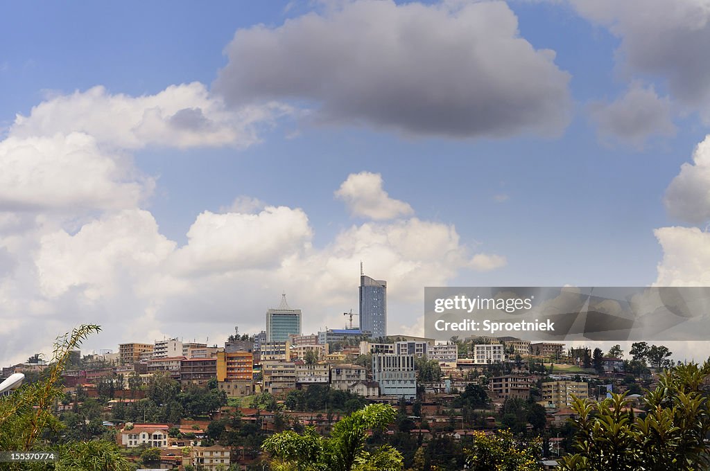 Kigali central business district skyline