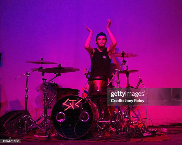 Shikari Drummer Rob Rolfe Photos and Premium High Res Pictures - Getty ...