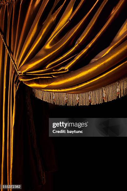 yellow curtain - velvet stock pictures, royalty-free photos & images