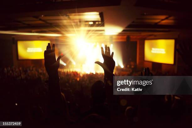 indoor worship concert - biblical event stock pictures, royalty-free photos & images