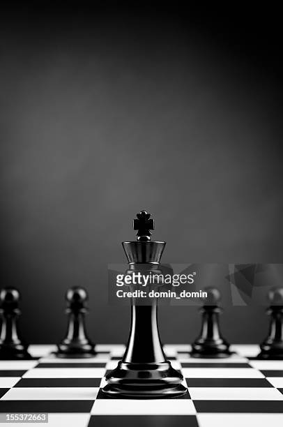 O conceito do rei do xadrez como líder