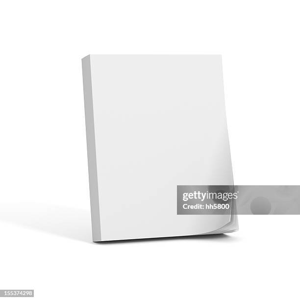 libro blanco - folleto papel blanco fotografías e imágenes de stock