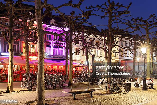 nightlife in maastricht - maastricht stock pictures, royalty-free photos & images