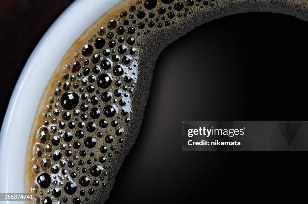 chávena de café - café preto imagens e fotografias de stock