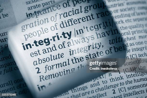 Integre 38 Integrity Dictionary Stock Photos, High-Res Pictures, and Images ...