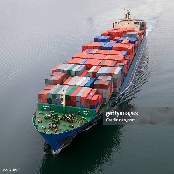 Container Ship Front View Photos and Premium High Res Pictures - Getty ...