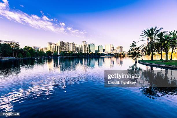 skyline di orlando - orlando - florida foto e immagini stock