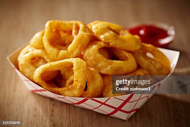 onion rings - onion ring stock pictures, royalty-free photos & images