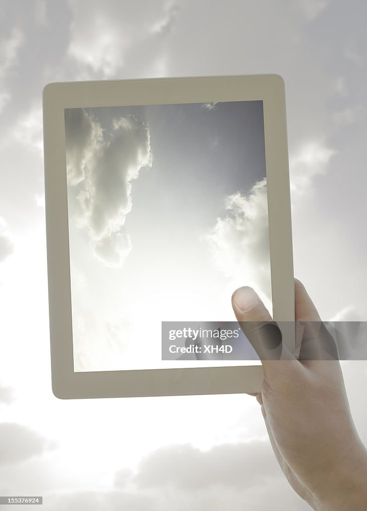 Digital tablet with cloud