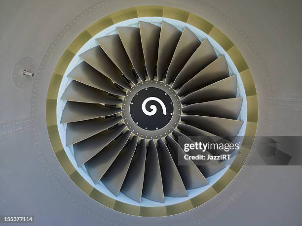 motor de avión - motor a reacción fotografías e imágenes de stock