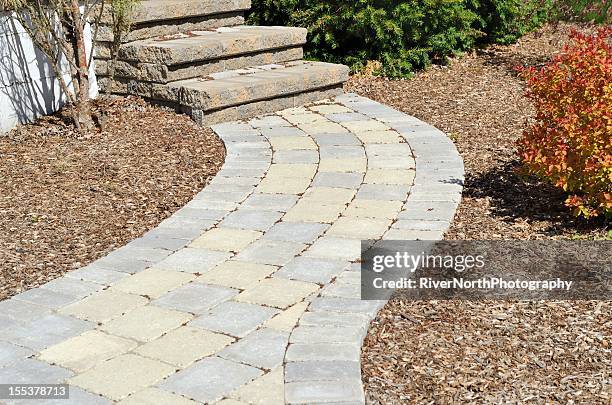 professional landscaping - hardscape stock pictures, royalty-free photos & images