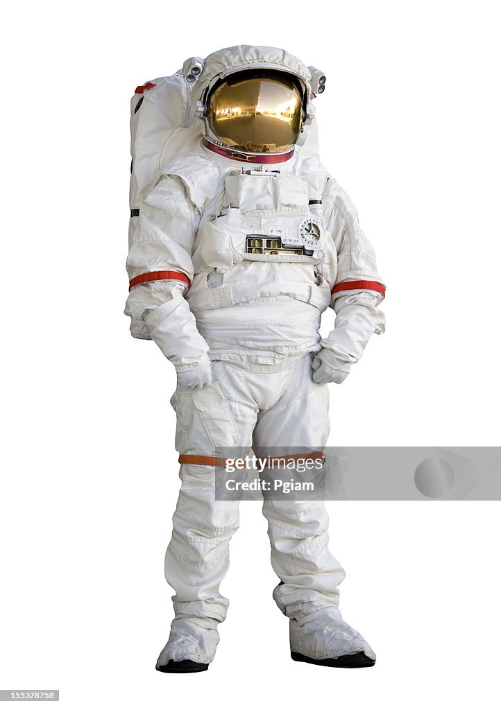 Astronauta en un traje espacial