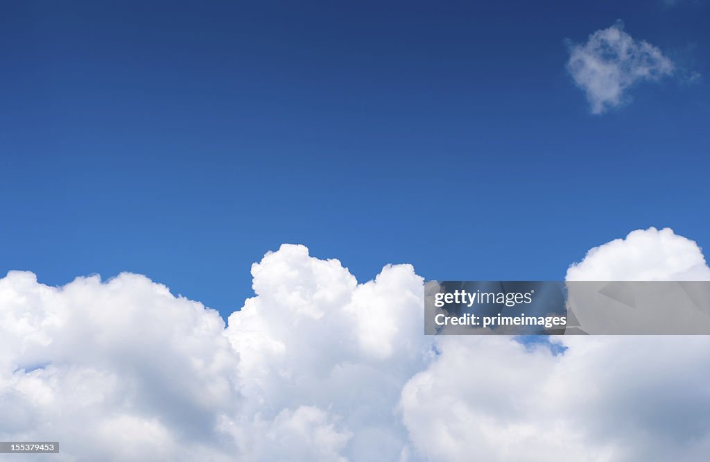 Céu nublado dramática.
