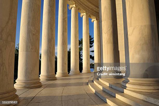 jefferson memorial - jefferson monument stock pictures, royalty-free photos & images