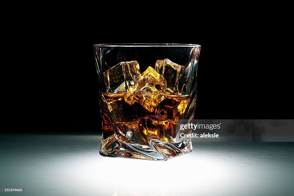 Whiskey with ice