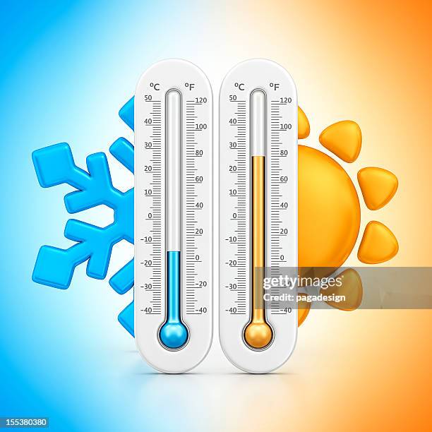 le temperature - bruciare foto e immagini stock