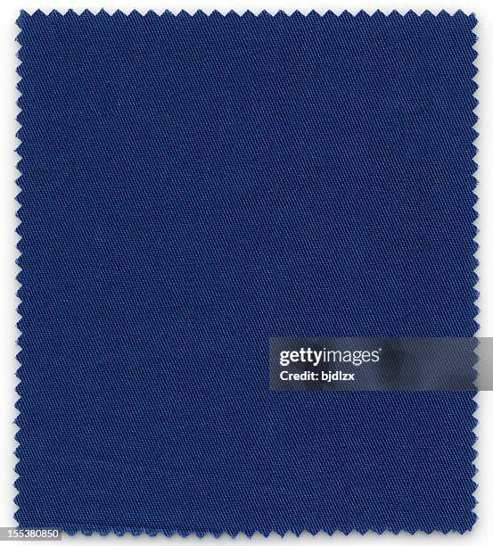 escuro amostra de tecido azul - amostra de tecido material têxtil - fotografias e filmes do acervo