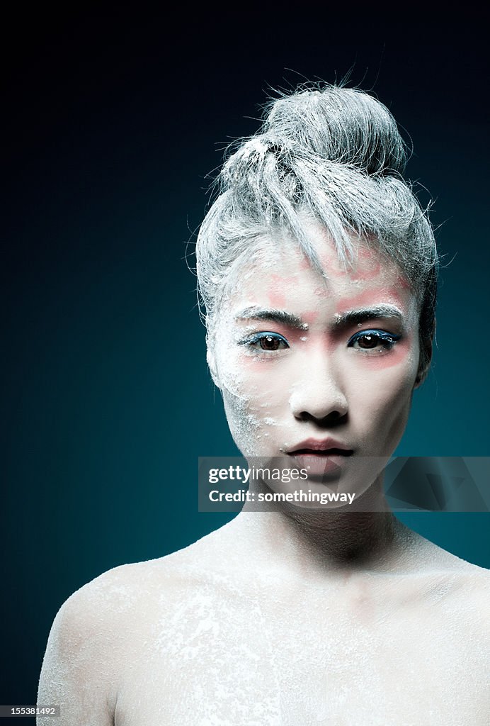 Make-up of Asian woman