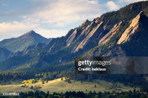 Boulder Colorado Flatirons in Fall Boulder Colorado Flatirons in Fall