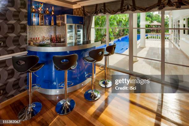 private bar lounge - whisky bar stock pictures, royalty-free photos & images