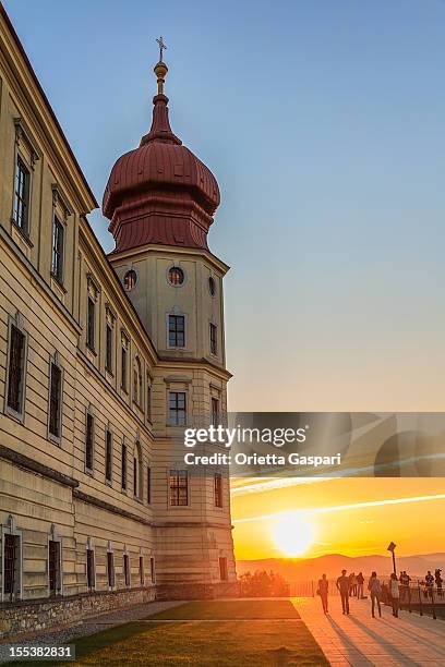 göttweig abbey, wachau, austria - donau vallei stockfoto's en -beelden