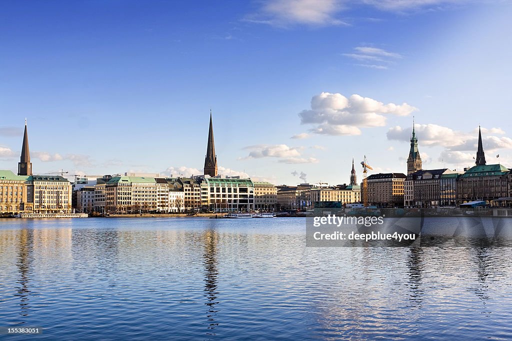 Hamburger Binnenalster - Alster Lake Hamburg