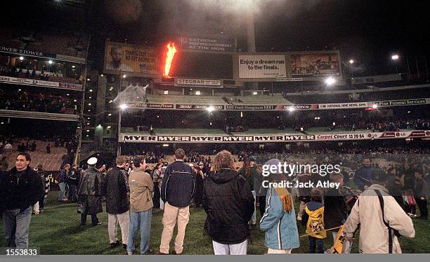 Scoreboard Exploded 15 Mcg Scoreboard Fire Stock Photos, High-Res Pictures, and Images ...