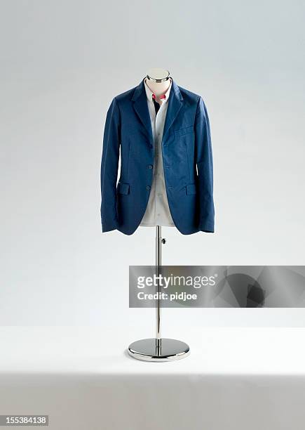 jacket and shirt on mannequin - mannequin stockfoto's en -beelden