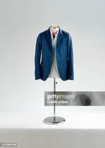 jacket and shirt on mannequin - fashion mannequin stock pictures, royalty-free photos & images