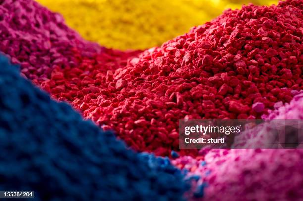 polimero composti colori - pc foto e immagini stock