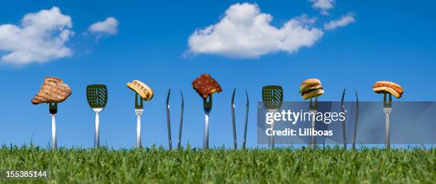 grilling out - grilling spatula stock pictures, royalty-free photos & images