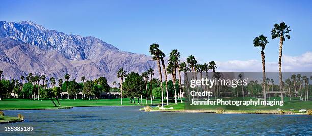 xxxl panoramique de golf de palm springs - palm springs california photos et images de collection