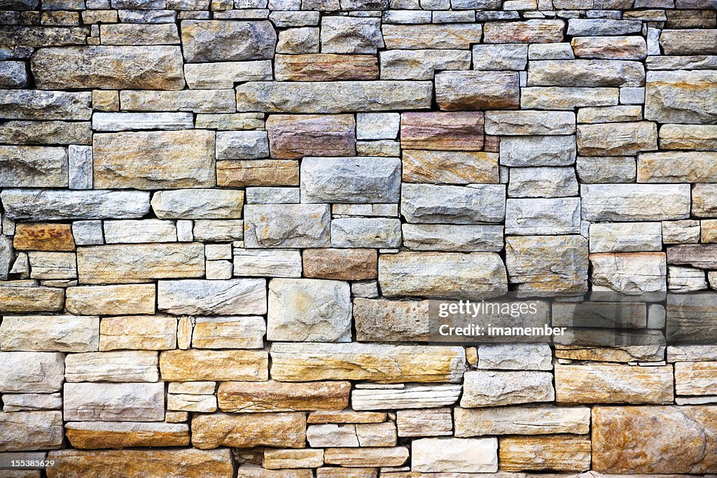 Sandstone bricks wall