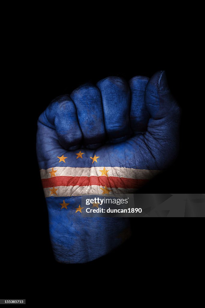 Cabo Verde Bandeira punho