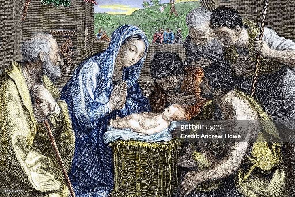 Anbetung des Shepherds-Nativity