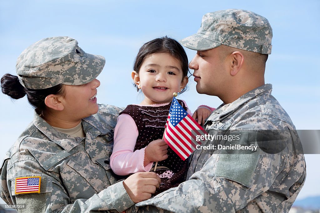 Real American Army Family Outdoor