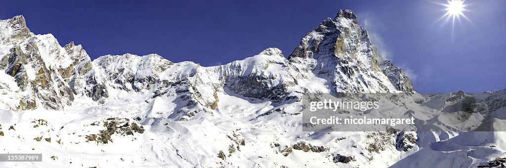 Winter Matterhorn Panorama XXXL
