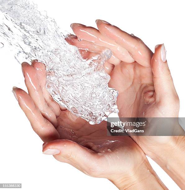 closeup of nice wet hand - women with nice legs bildbanksfoton och bilder