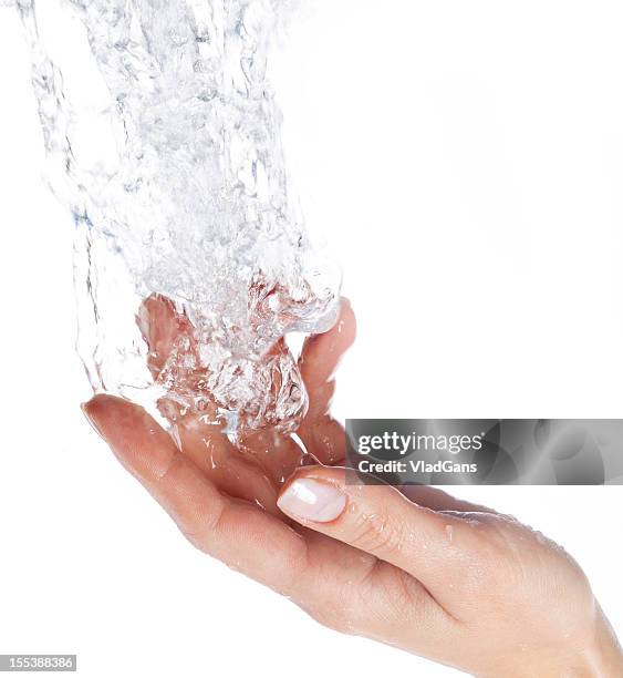 closeup of nice wet hand - women with nice legs bildbanksfoton och bilder