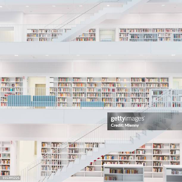 modern library - contemporary literature stock pictures, royalty-free photos & images