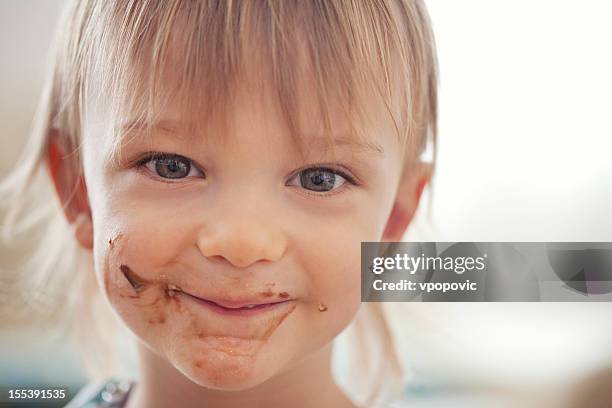 yummy! - chocolate face stock pictures, royalty-free photos & images