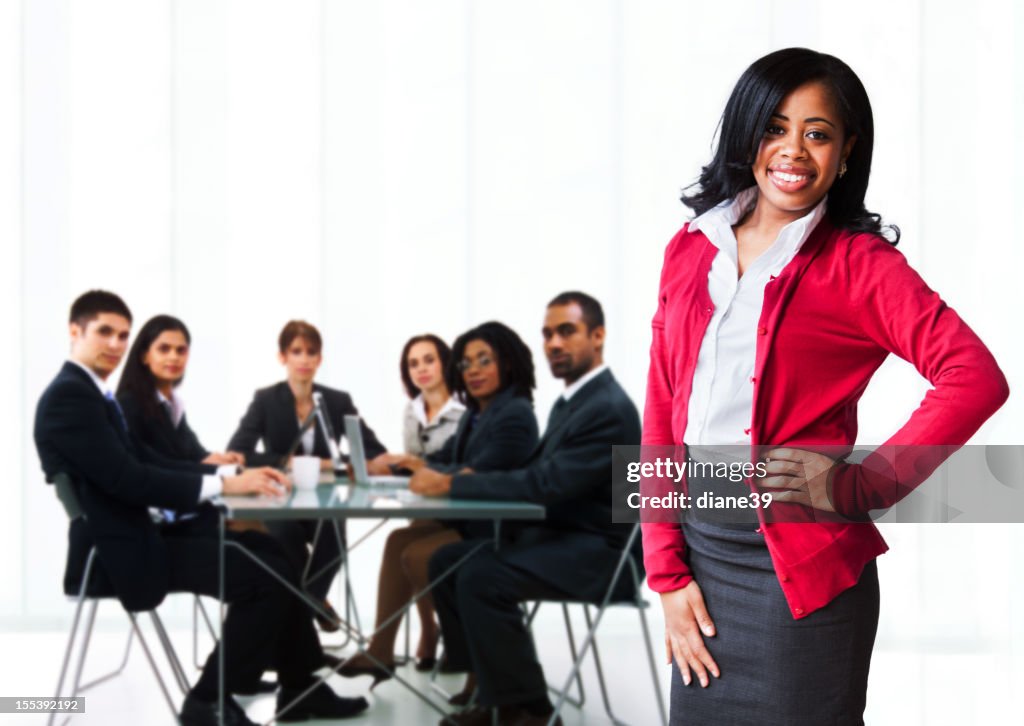 Young African American businesswoman