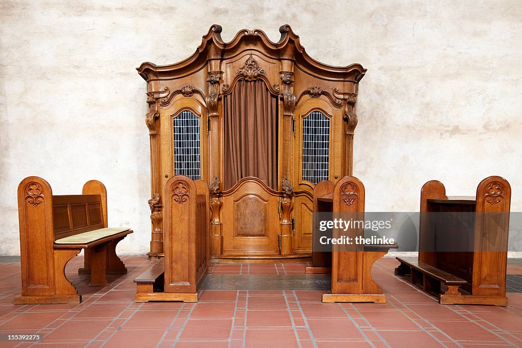 Confessional em uma Igreja Alemão