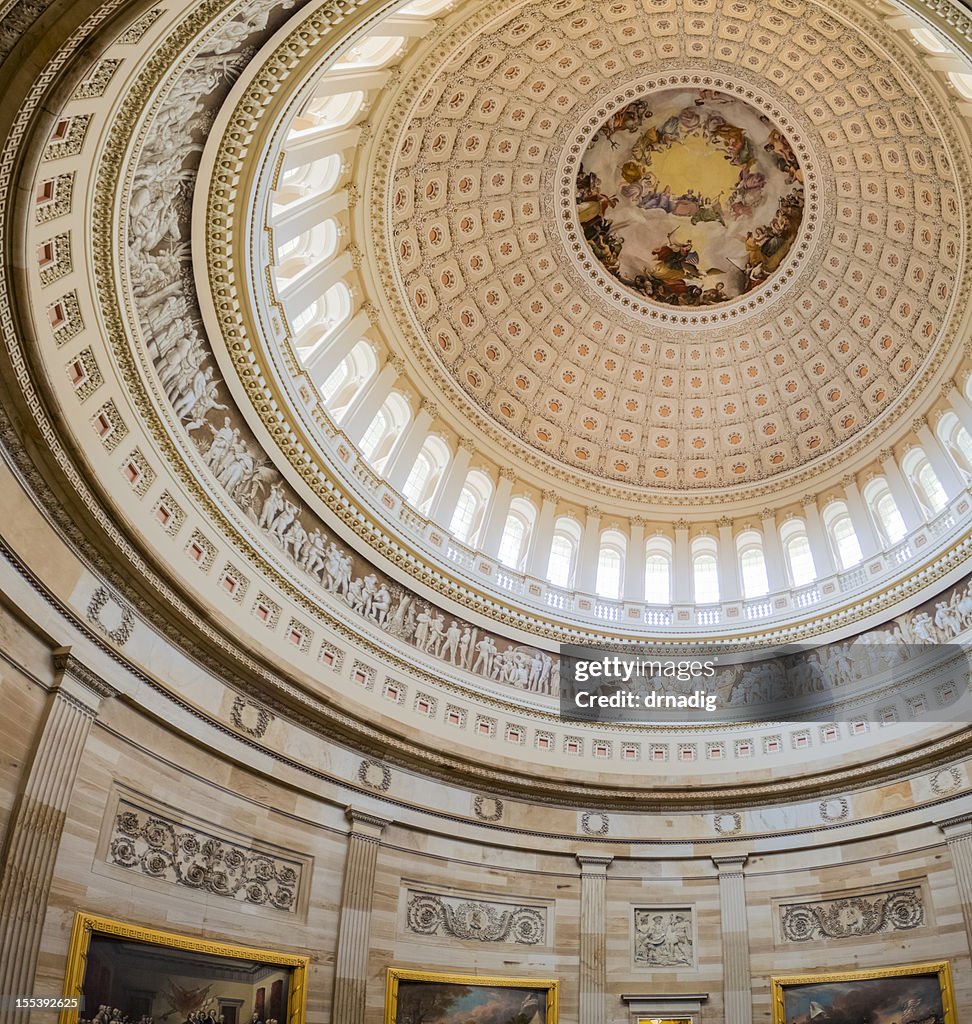 Innenansicht des United States Capitol Dome